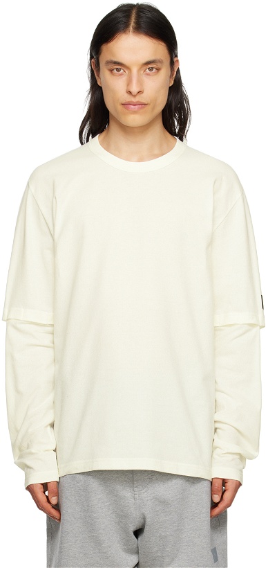 Photo: Y-3 Off-White Layered Long Sleeve T-Shirt