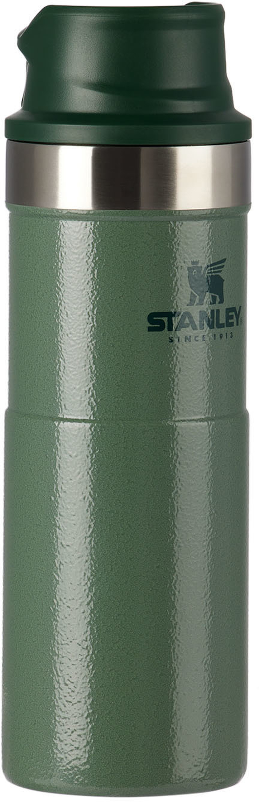 Stanley Classic Trigger Action Travel Mug 0.47L - Hammertone Green