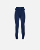 Pinko Leggings With Contrasting Sporty Bands Blue/White