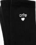 Arte Antwerp Basic Arte Heart Socks Black Socks
