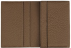 Burberry Brown Leather Card Holder