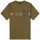 Mastermind Japan Men's x Alpha Cigar Pack T-Shirt in Olive