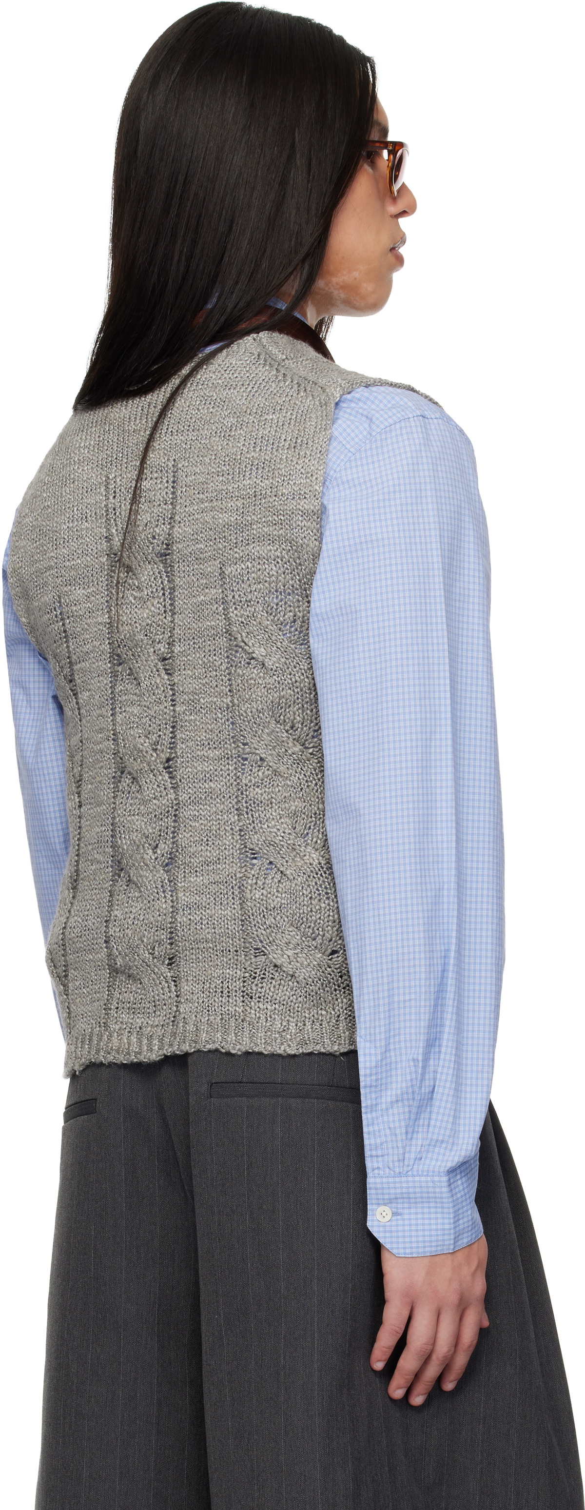 OUR LEGACY Gray Link Vest