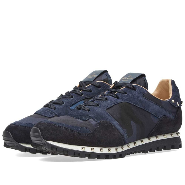 Photo: Valentino Camo Stud Sole Rockrunner Sneaker