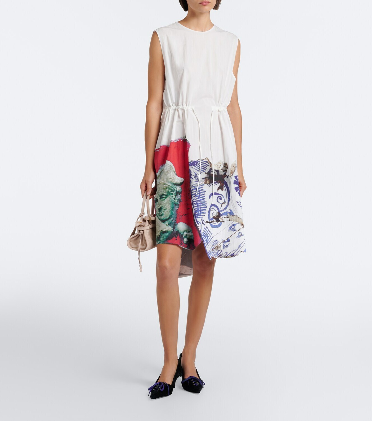 Prada Prada Bonnie Mini suede top-handle bag
