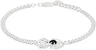 Stolen Girlfriends Club Silver Onyx Spider Bracelet