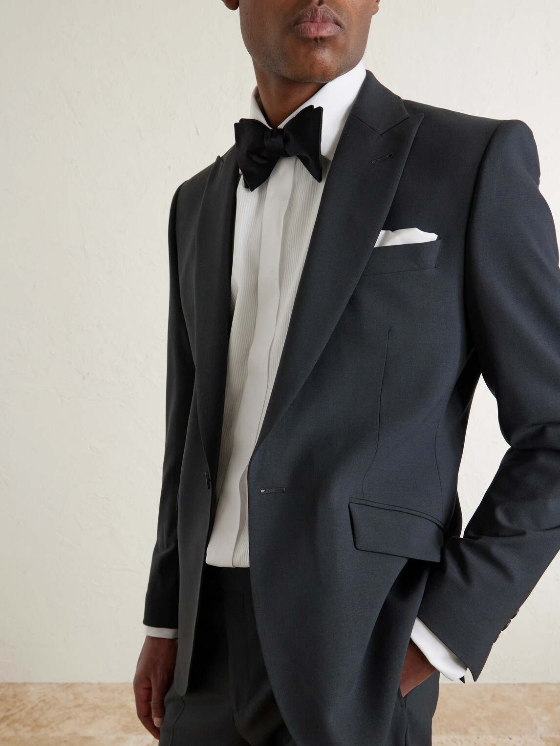 Favourbrook - Newport Slim-Fit Wool-Blend Suit Jacket - Black