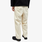 And Wander Men's Corduroy Pants in Off White