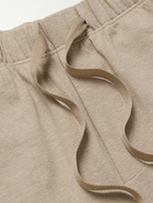 Hanro - Straight-Leg Stretch-Cotton and Linen-Blend Jersey Drawstring Shorts - Neutrals