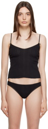 Cou Cou Black 'The Long' Camisole