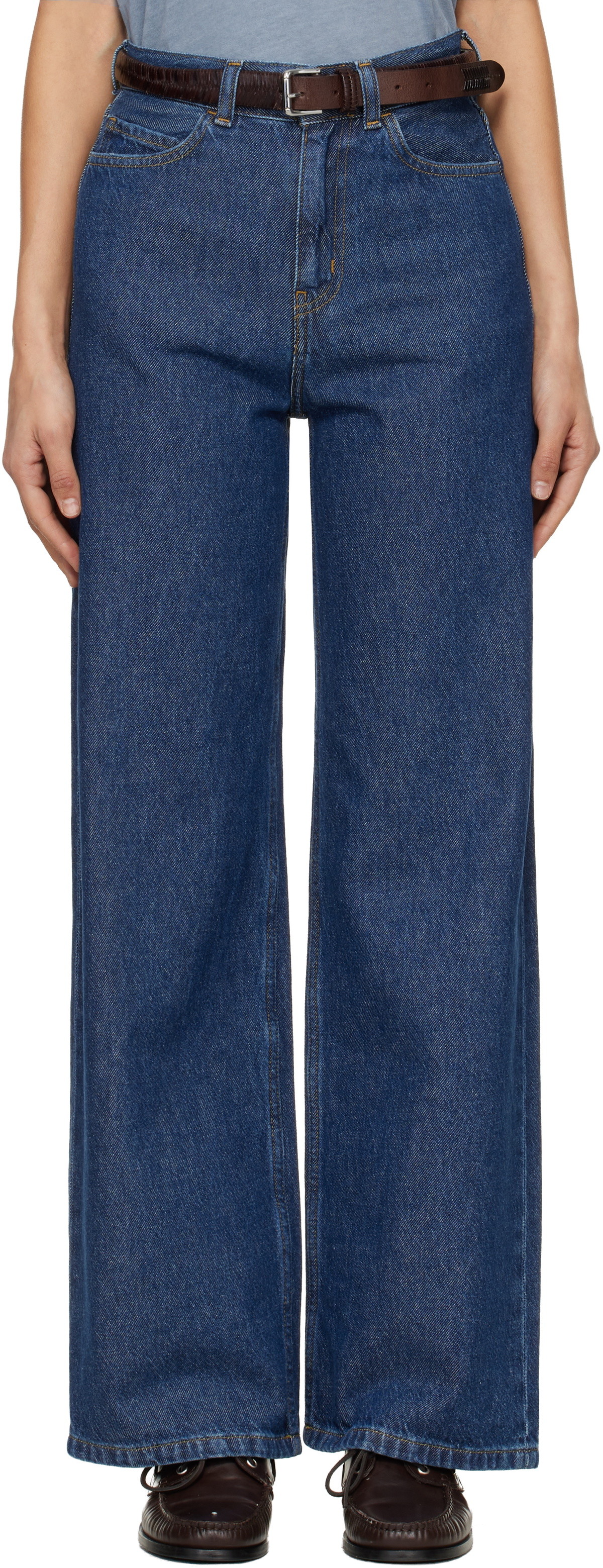 Carhartt Work In Progress Navy Jane Jeans