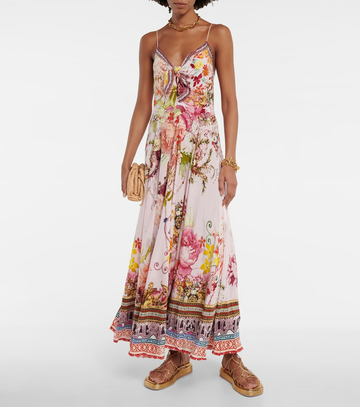 Camilla Embellished Silk Maxi Dress Camilla 9371