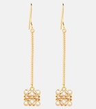 Loewe - Anagram sterling silver drop earrings
