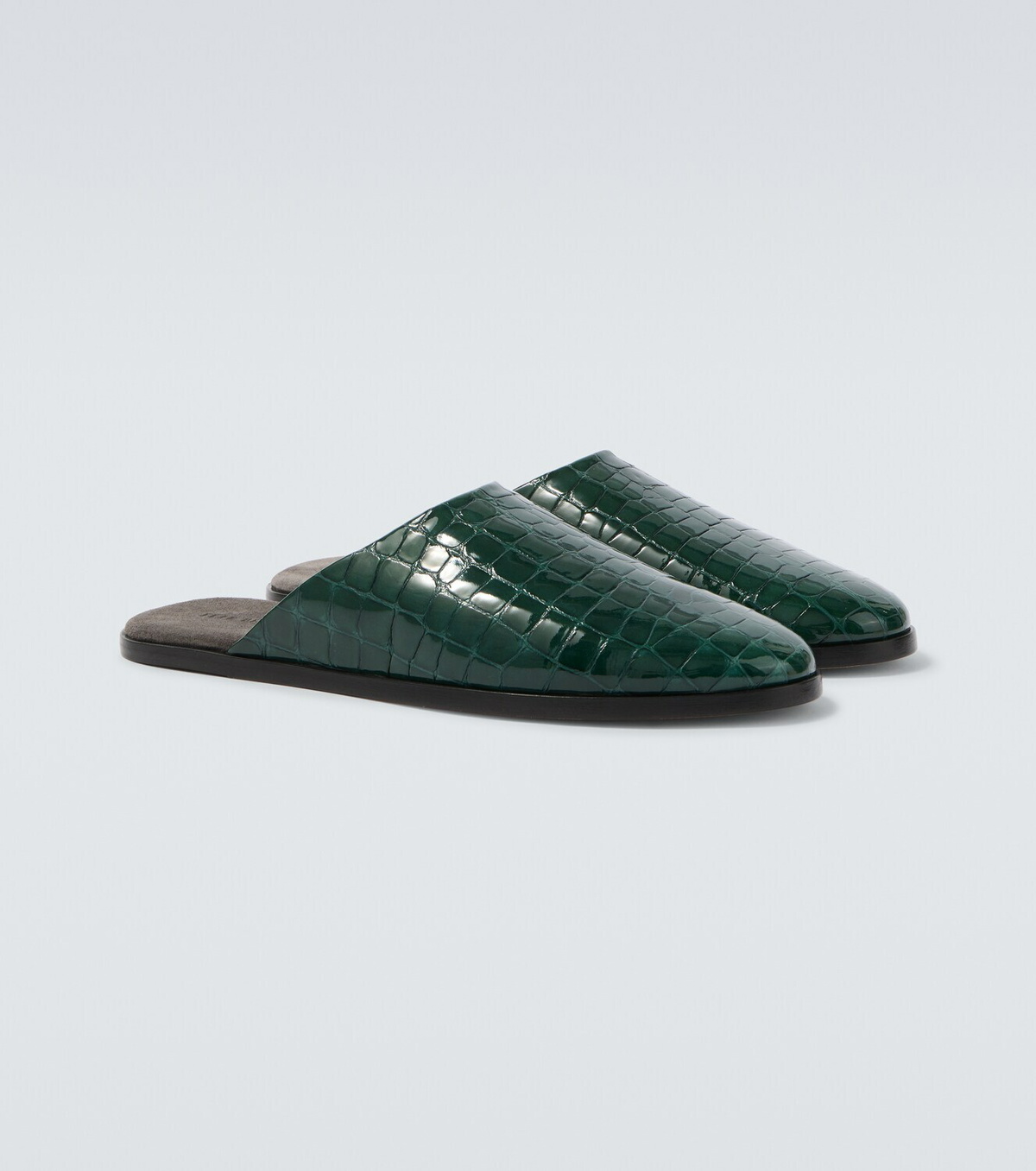 Fear of God Croc-effect leather mules