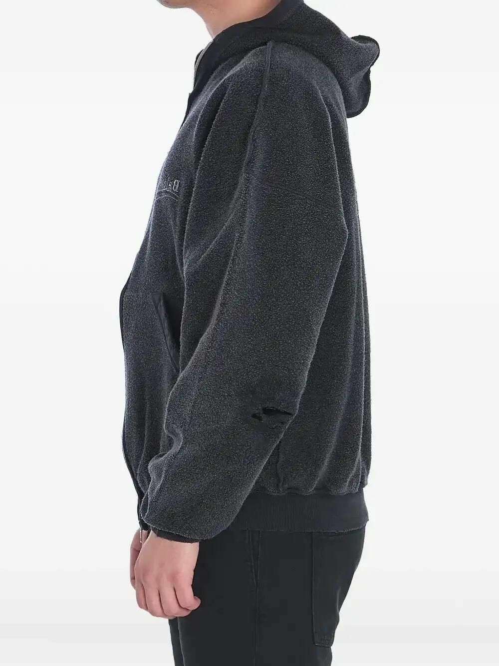 【BALENCIAGA】POLITICAL CAMPAIGN INSIDE-OUT JIP-UP HOODIE Political Campaign Inside-out Zip-up Hoodie Large Fit in