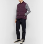 nonnative - Quilted Nylon Down Gilet - Burgundy