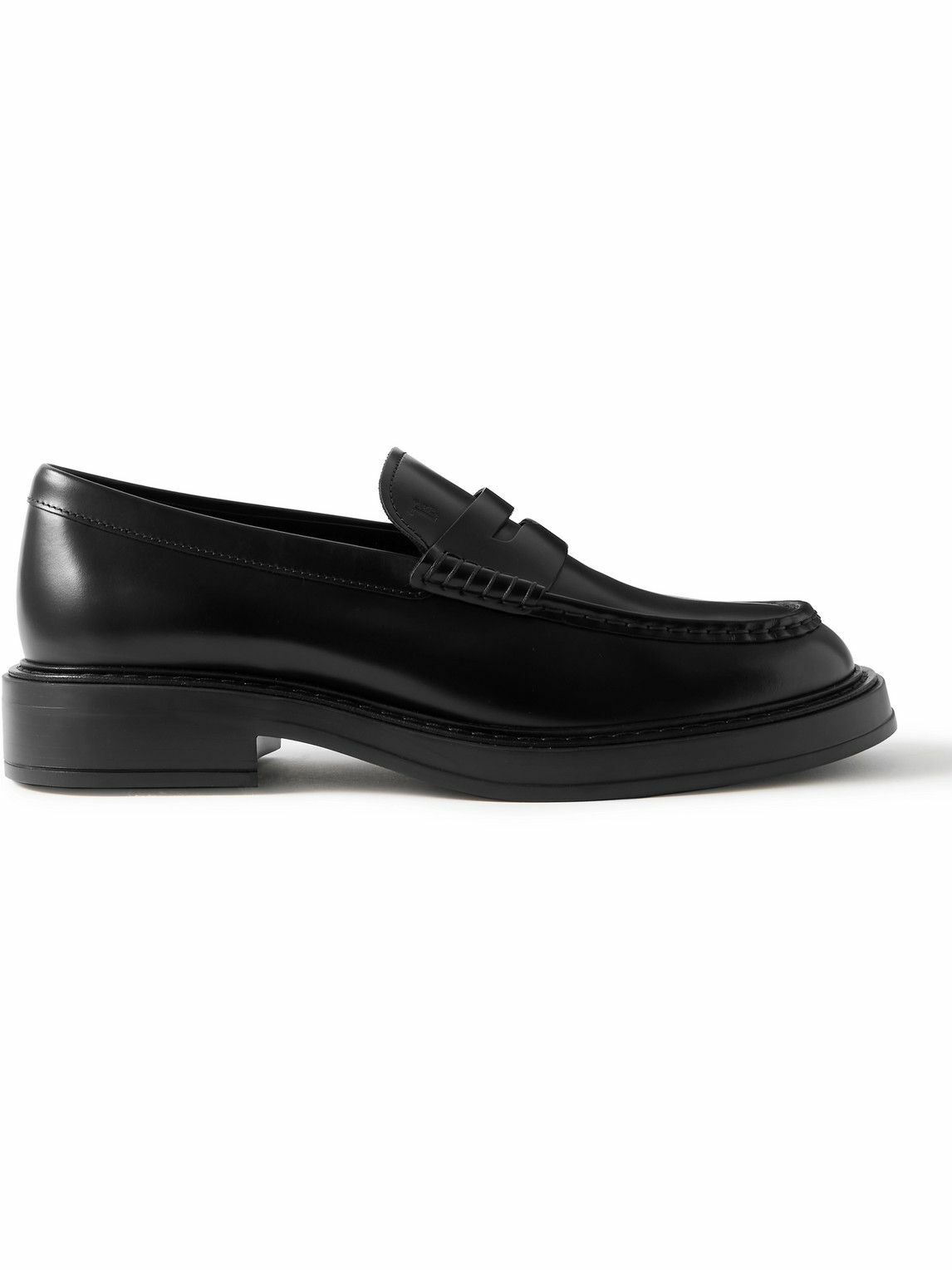 Tod's - Leather Penny Loafers - Black Tod's