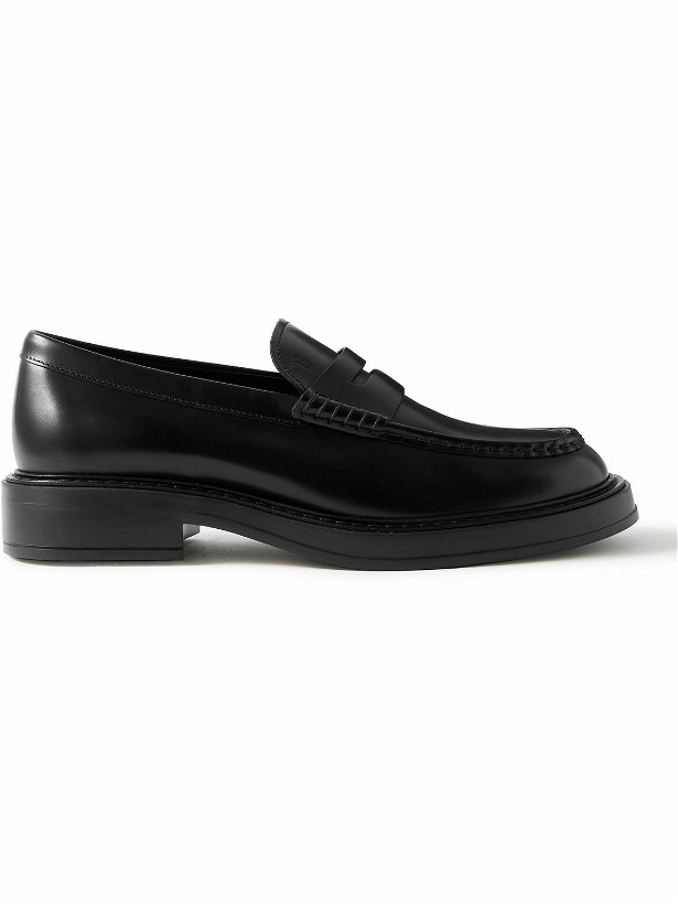 Photo: Tod's - Leather Penny Loafers - Black