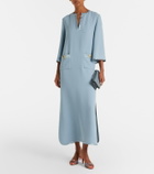 Valentino VGold silk maxi dress