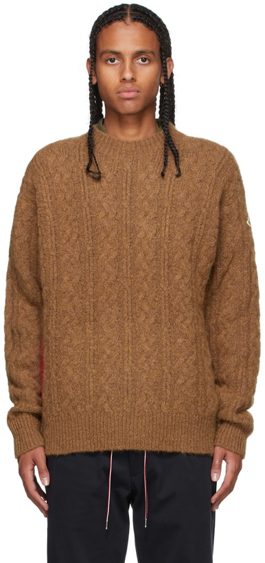 Photo: Moncler Tan Mohair & Alpaca Sweater