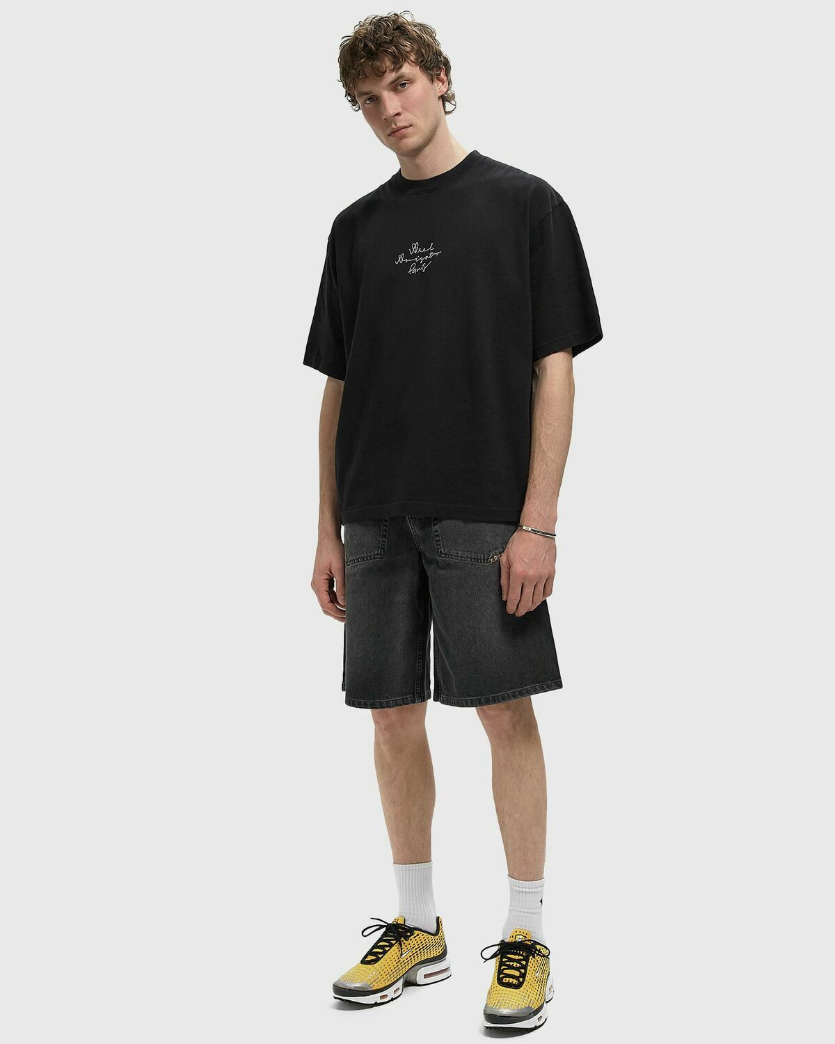 Axel Arigato Paris City Tee Black Mens Shortsleefe