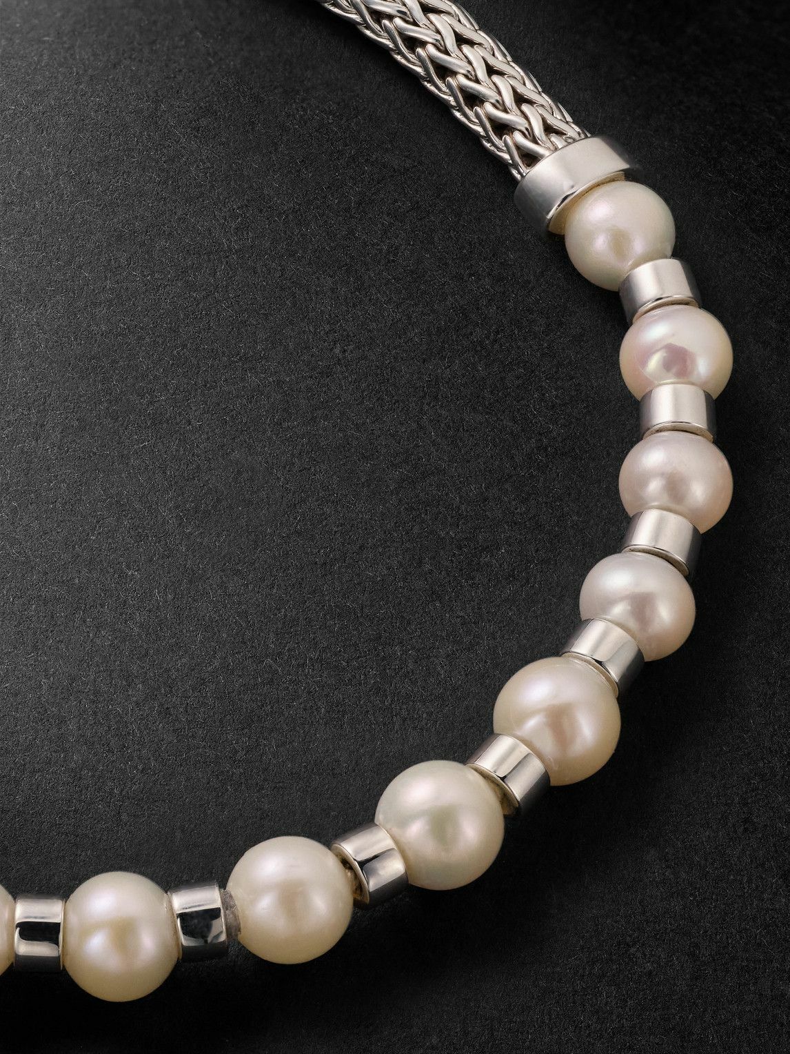 John Hardy - Sterling Silver Pearl Bracelet - Silver