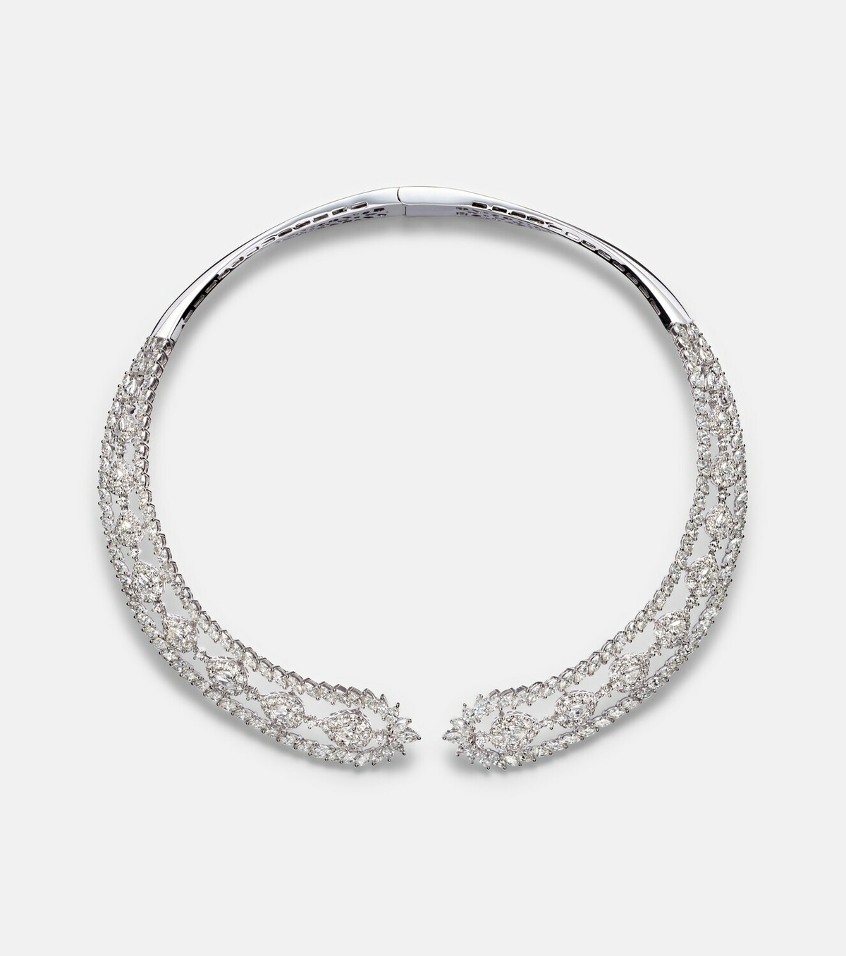 Yeprem Y-Couture 18kt white gold necklace with diamonds