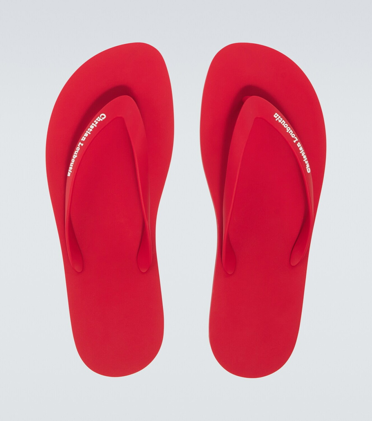 Christian Louboutin Logo thong sandals