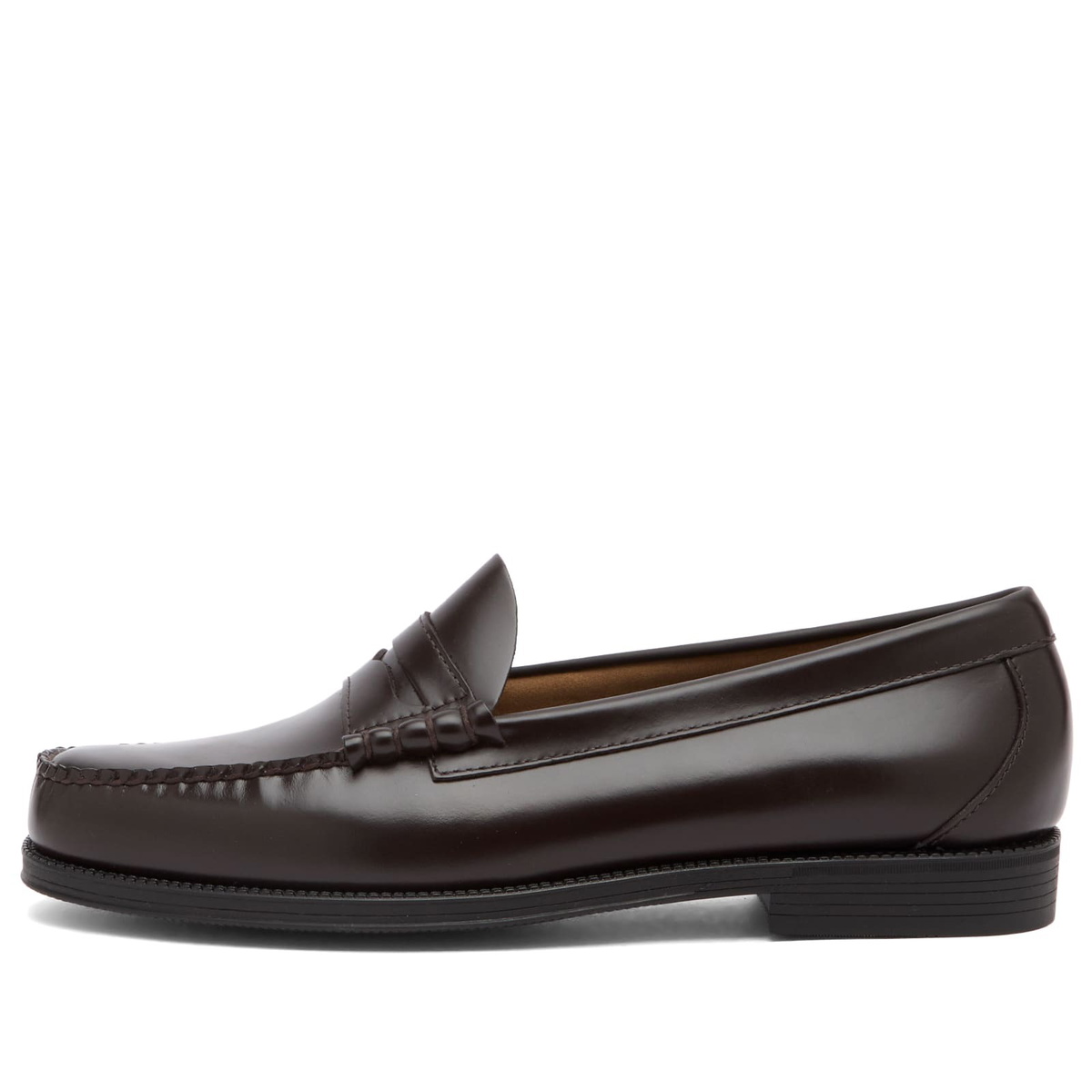 Bass Weejuns Men's Larson Penny Loafer in Chocolate Leather