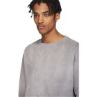 Ksubi Grey Faded Long Sleeve T-Shirt