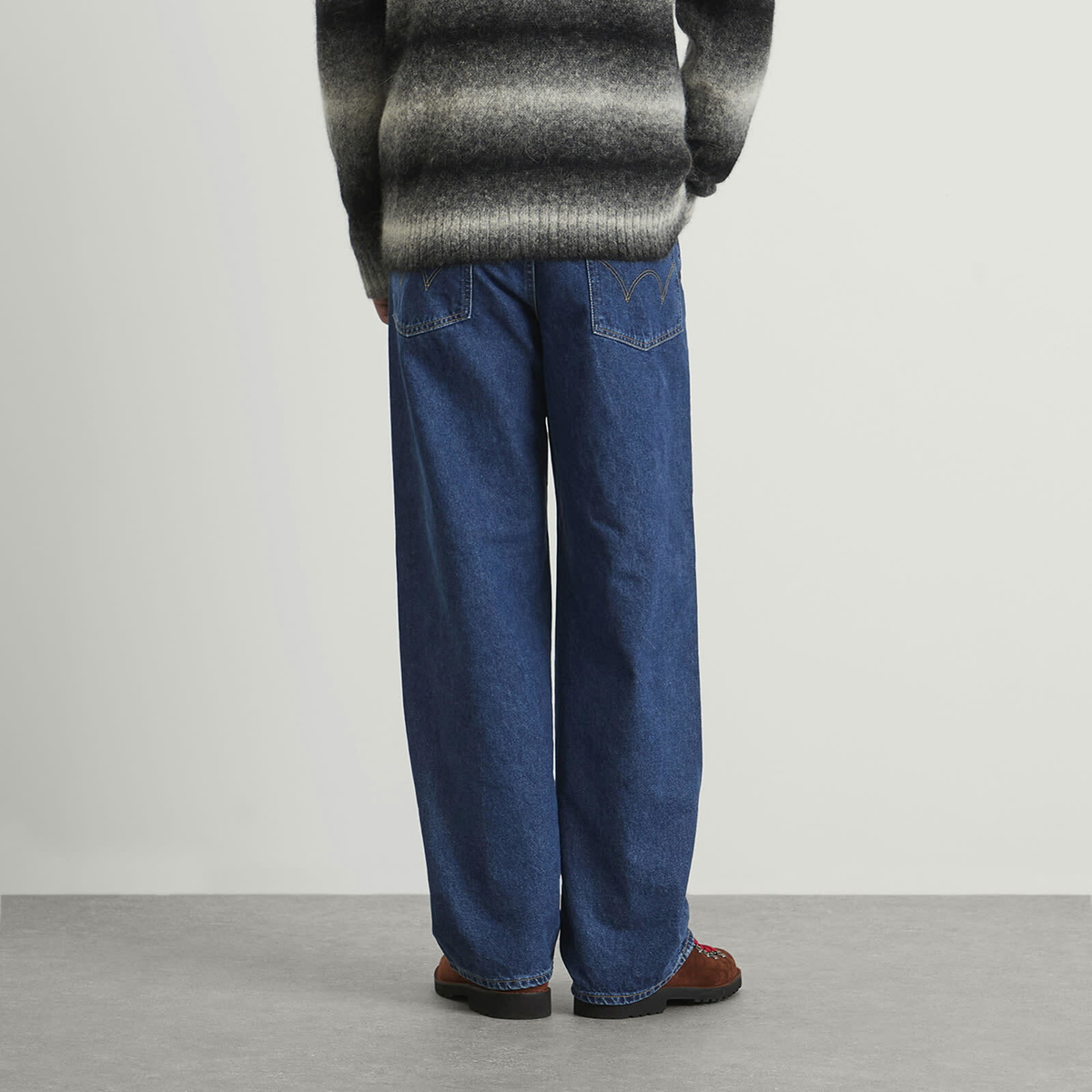Edwin Men's Wide Fit Denim Jeans in Blue Edwin
