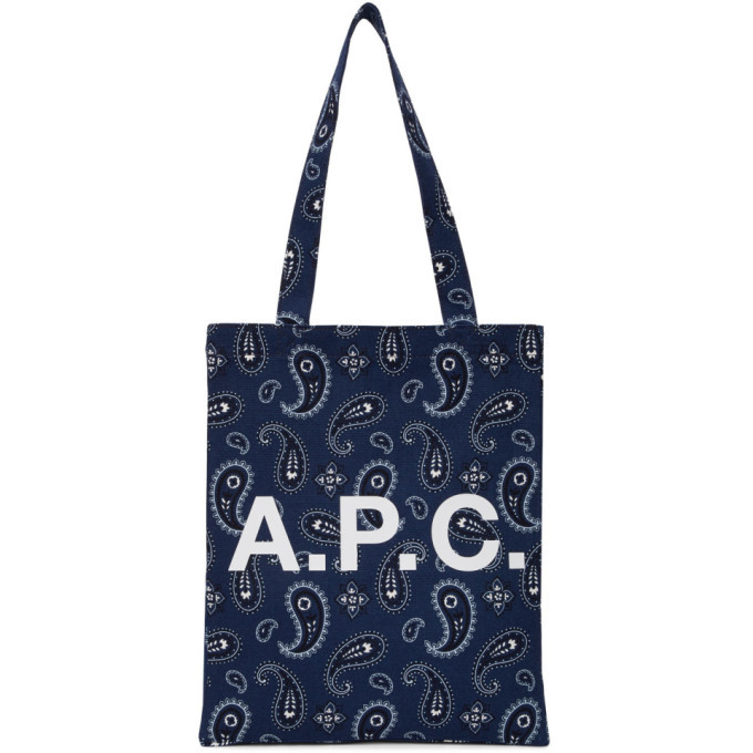 A.P.C. Navy Lou Tote A.P.C.
