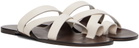 The Row Off-White Kris Sandals