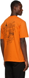 Carhartt Work In Progress Orange 'Picnic In Paris' T-Shirt