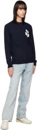 Isabel Marant Navy Intarsia Sweater