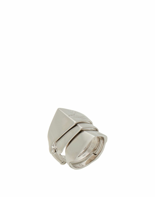 Photo: Vivienne Westwood Knuckleduster Ring Womens Ring in Silver