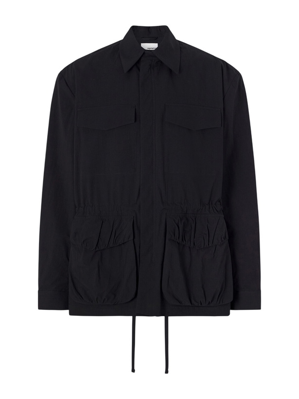 Photo: SAGE NATION - Field Cotton-Blend Jacket - Black