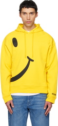 Moschino Yellow Smiley Organic Cotton Hoodie