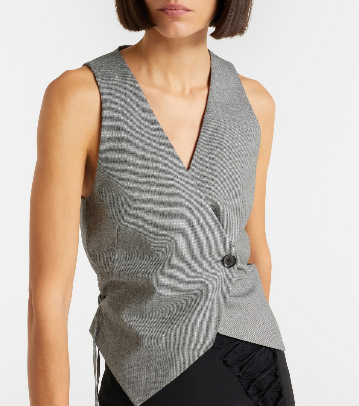 McQueen Asymmetric vest