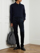 Rubinacci - Straight-Leg Cotton-Corduroy Trousers - Blue