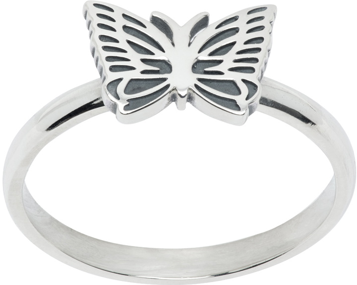 Photo: NEEDLES Silver Papillon Ring