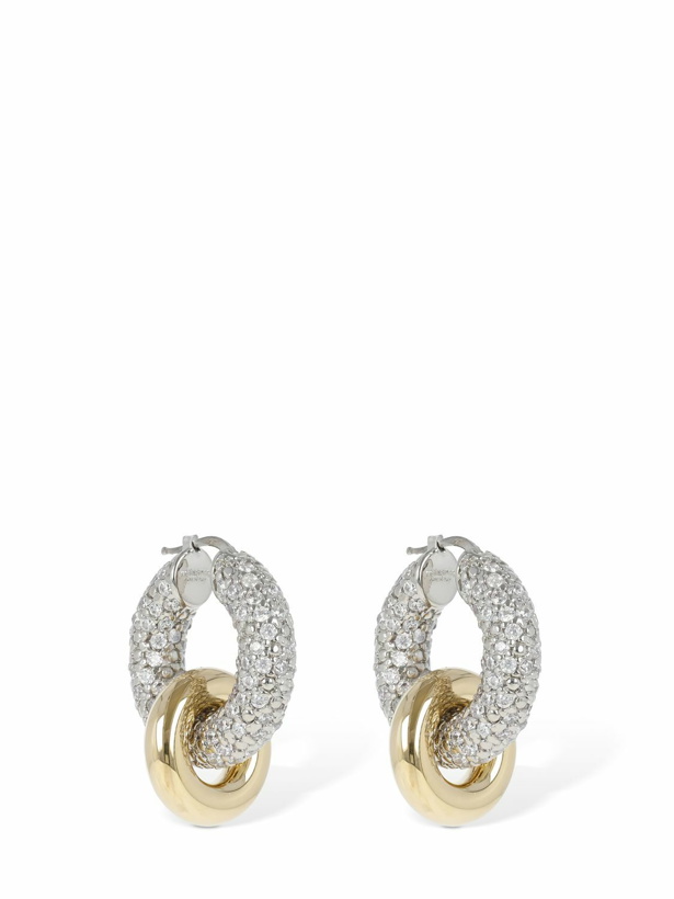 Photo: JIL SANDER - Embrace 2 Crystal Hoop Earrings
