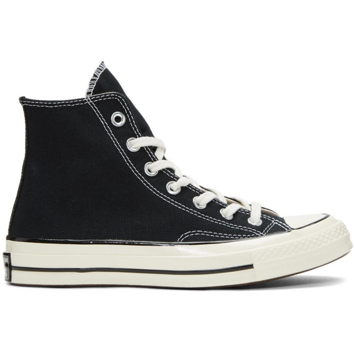 Photo: Converse Black Chuck Taylor All-Star 1970s High-Top Sneakers