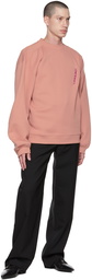 Y/Project Pink Pinched Sweatshirt