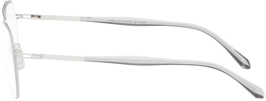 Mykita Silver Arlo Glasses