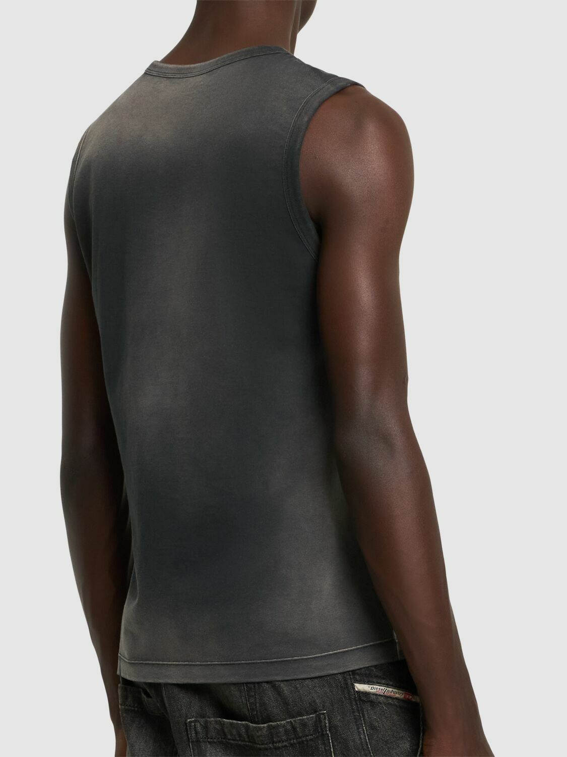 DIESEL T-brico Cotton Jersey Tank Top Diesel DIESEL T-brico Cotton Jersey Tank Top Diesel