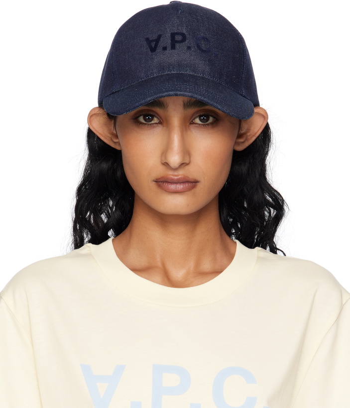Photo: A.P.C. Navy Charlie Eden 'VPC' Cap