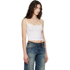 Raimundo Langlois White Henley Camisole