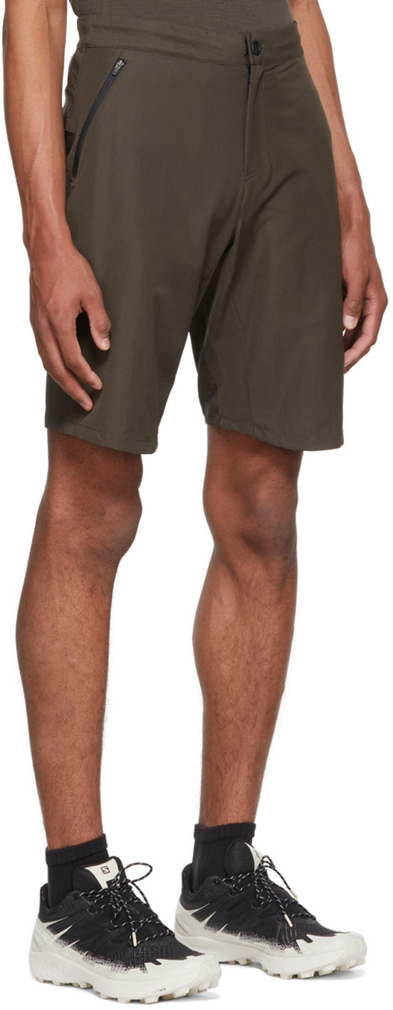 PEdALED Brown Jary Shorts