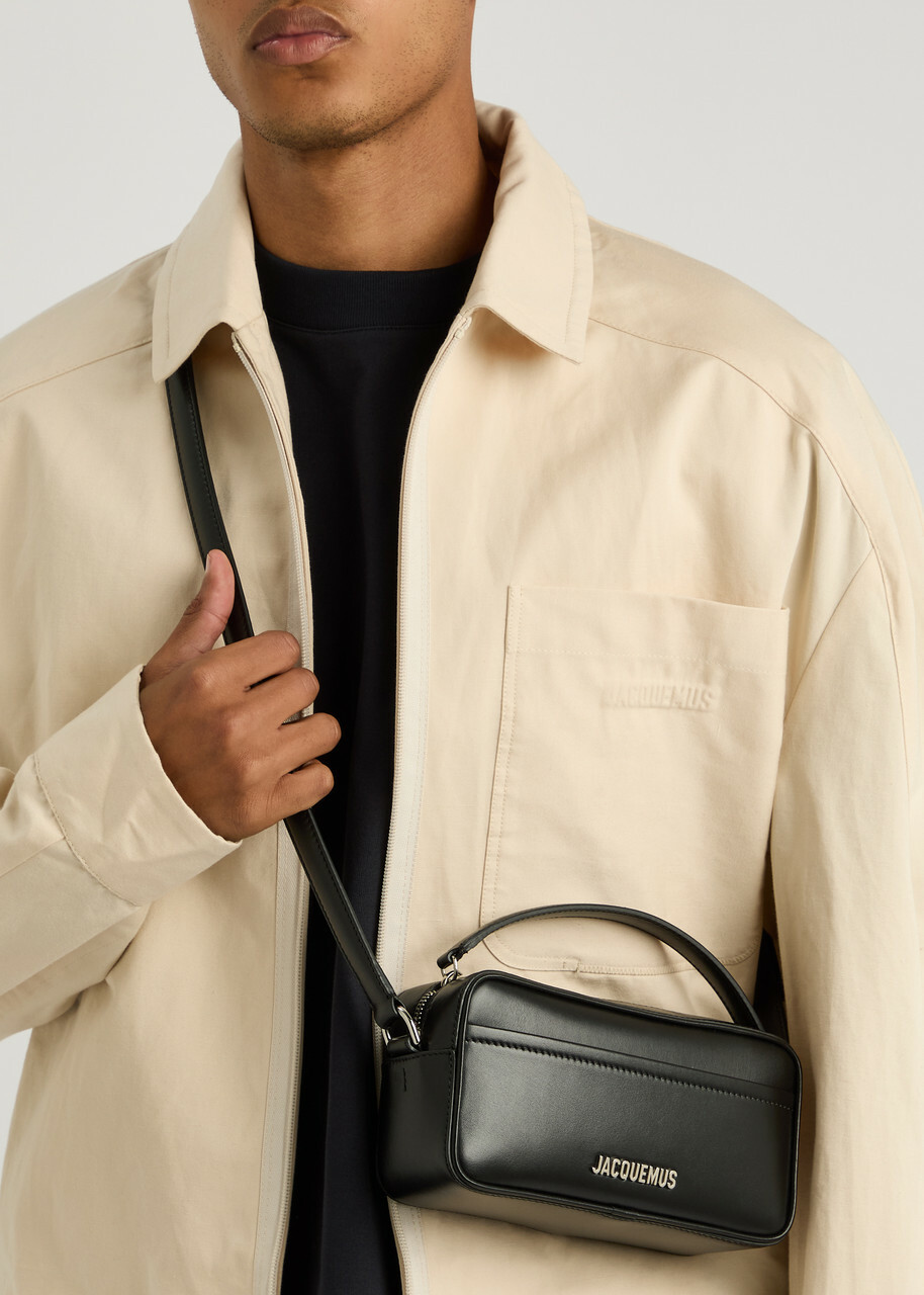 Jacquemus Le Baneto Leather Cross-body bag - Black - One